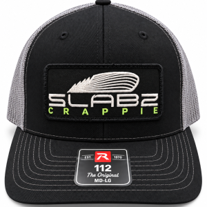 SLABZ Crappie Richardson 112 Black / Gray Trucker Hat