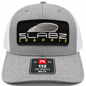 SLABZ Crappie Richardson 112 Gray/White Trucker Hat