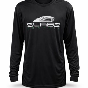 Slabz Crappie Black Long sleeve sun shirt