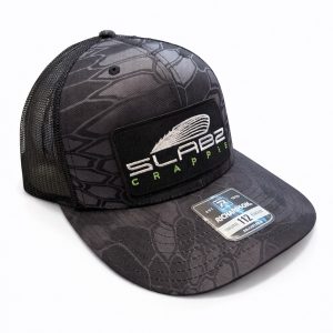 SLABZ Crappie Black Kryptek pattern Richardson Hat
