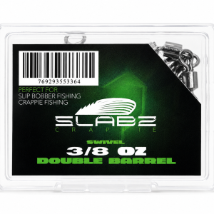 SLABZ Crappie 3/8 oz Double Barrel Swivel Weight (6-Pack)