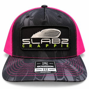 SLABZ Crappie Richardson 112 Kryptek Typhon / Neon Pink Trucker Hat