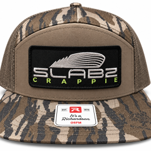SLABZ Crappie Richardson OSFM Brown Camo / Khaki Flat Bill Hat