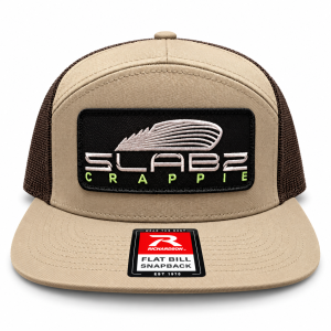 SLABZ Crappie Richardson Tan / Brown Flat Bill Snapback