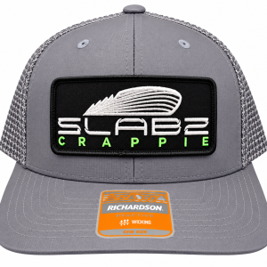 SLABZ Crappie Richardson Reactive Gray Performance Trucker Hat