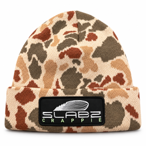 SLABZ Crappie Richardson Camo Knit Beanie