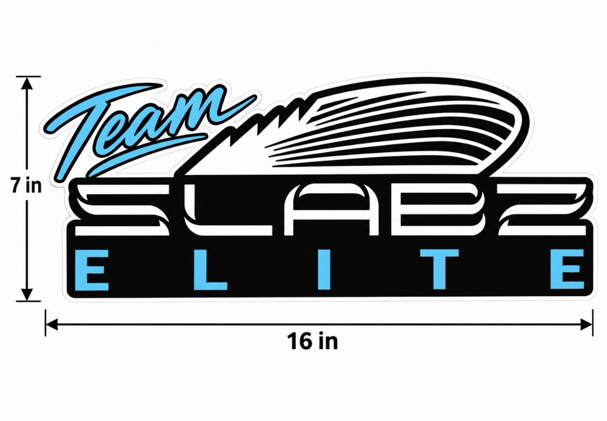 Team SLABZ ELITE Sticker | Fishing Decal
